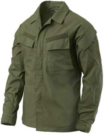 Helikon-Tex RAID Shirt Modern Military Uniform US, Alpha, XX-Large, Regular, Regular, Olive Green