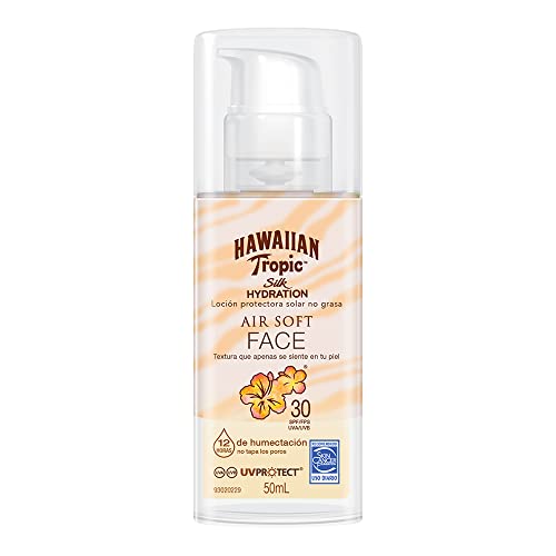 Bloqueadores Y Bronceadores, Drugstore Hawaiian Tropic Silk Hydration Facial 30, 50 ml