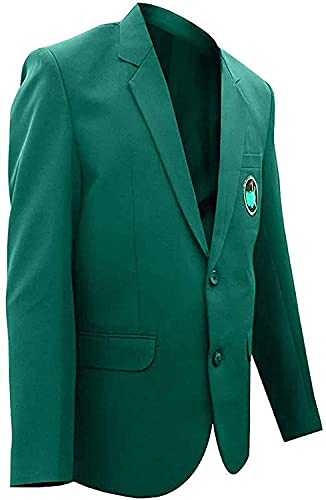 Mens Master For Golf Green Tournament Blazer Coat Jacket (2XL) - Thumbnail 3