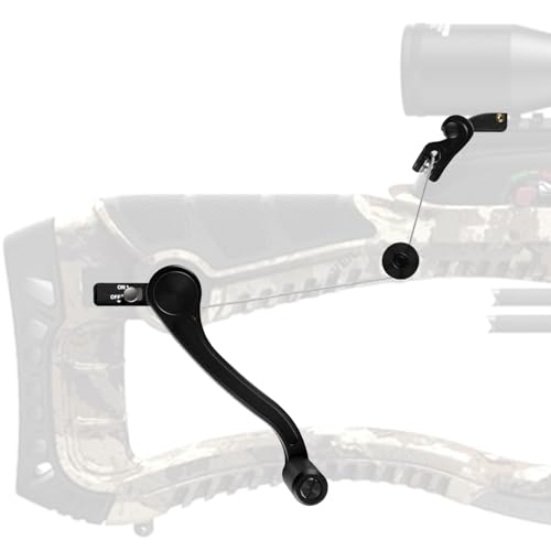Moroayop Upgraded Bar20020 Crank Cocking Device Compatible with Barnett Crossbows Series, Ambidextrous,Reduce Cocking Resistance by Approximately 95%, Easy to Install, Standard - Hooks, Black Finish