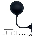 shymie ヘルメットハンガー ヘルメットホルダー 壁掛け ヘルメットスタンド バイク ヘルメットラック 収納 置き台 180度回転 フック付き 1個