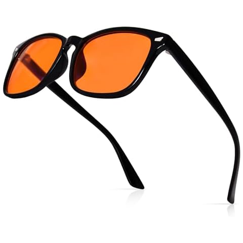 OPTOFENDY Blue Light Glasses for Men Women, Gaming Glasses for Computer, TV, Phone with Anti Fatigue, Eyestrain & UV Glare Cover