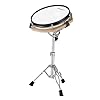 RCGOFOLLOW Drum Stand And Practice Drum Pad With Snare Stand Built To Endure Thousands Of Strokes With Performance Mute Silent Practice Training Pad With #2