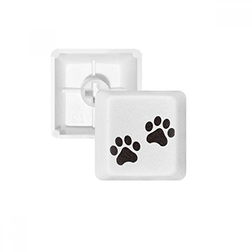 Keycaps PBT pattes de chat blancs OEM R1 pour clavier mécanique