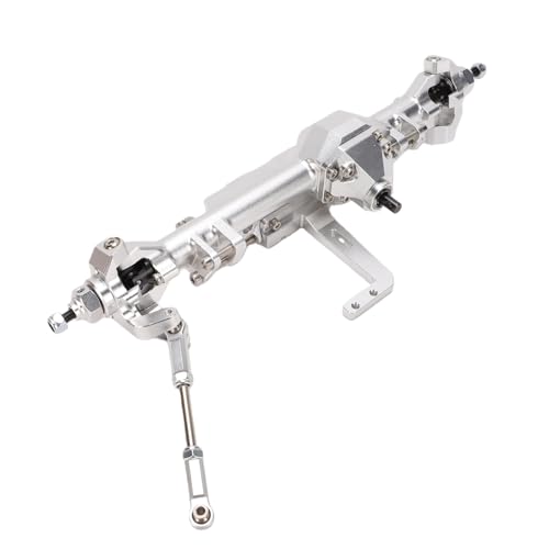 Essieu avant de rechange pour voiture RC 1/10 en alu argent
