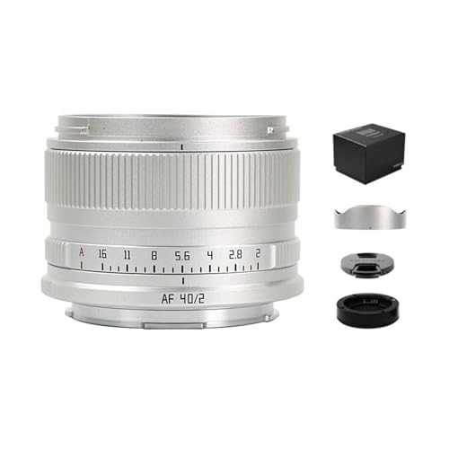 �B�������Y�A 40mm F2 �t���t���[���I�[�g�t�H�[�J�X AF ����a�����Y�A���C�J�V�O�} Lumix �p�i�\�j�b�N L �}�E���g�J���� S9 S5 S5II �ɑΉ� �A���i(Silver,Lens)