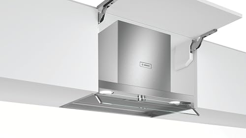 Bosch DBB66AF50, Hotte intégré Série 4, 3 vitesses d'aspiration, 60cm, Inox