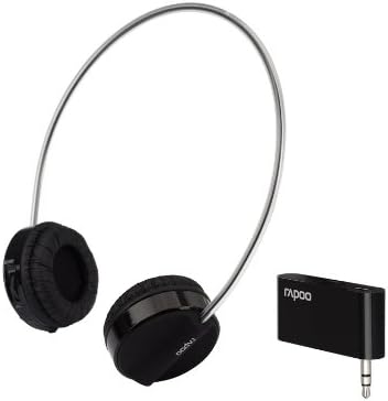 Rapoo H3070 3.5mm Jack Wireless Headphones for PC MP3 eBook iPhone iPad Black
