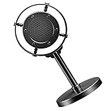 Modelo de accesorio de micrófono: a muchas niñas y les gusta cantar, pero son tímidos, este micrófono falso es una buena herramienta de entrenamiento para que lo superen, accesorio de micrófono de escenario de micrófono de plástico