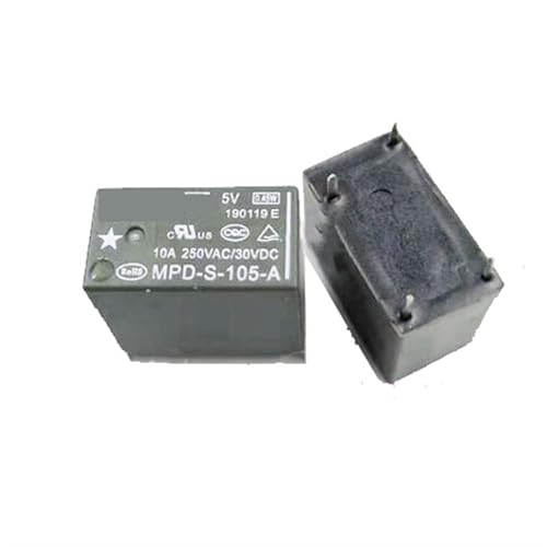 Relais 5V 10A MPD-S-105-A 4PIN mini commutateur de puissance pour projet Arduino PCB x10