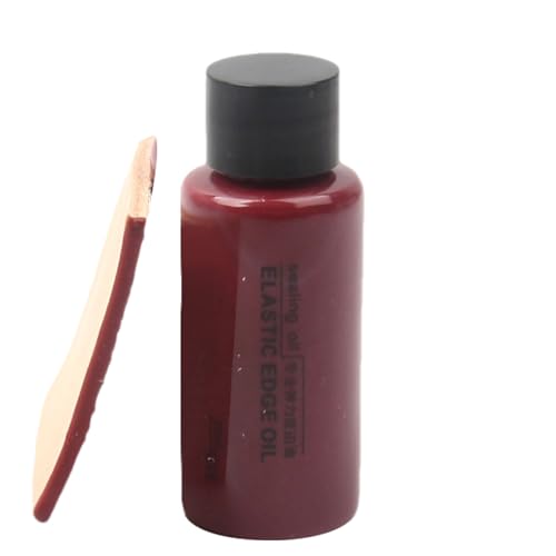Acondicionador recolorante para piel – Dressing para bordes de 30 ml con restaurador de color | Aceite reparador rápido y fácil para cinturones, bolsos, zapatos, muebles | Acabado manual protector
