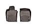 WeatherTech Custom Fit FloorLiners for Porsche? Panamera - 1st Row (472571), Cocoa