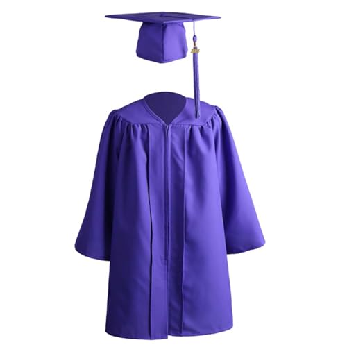 Image of Kindergarten 2025 Graduation Cap and Gown Tassel Sets with Charm 2PCS Graduations Stoles for Kids Grad Party Clothes