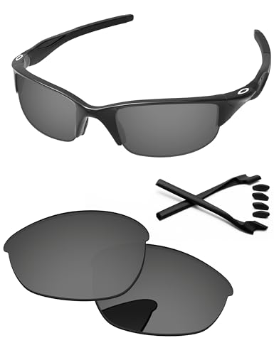 Image of Replacement Lenses & Rubber Kits for Oakley Half Jacket 2.0 OO9144 62mm - Precision Fit, UV Block, Impact Resistant