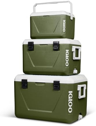 IGLOO Stackable Passive Refrigerator Set - 55L, 27L & 11L - Ideal...