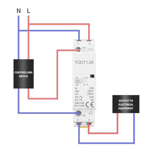 Contacteur modulaire domestique TOCT1 pour automatiser votre maison - 6