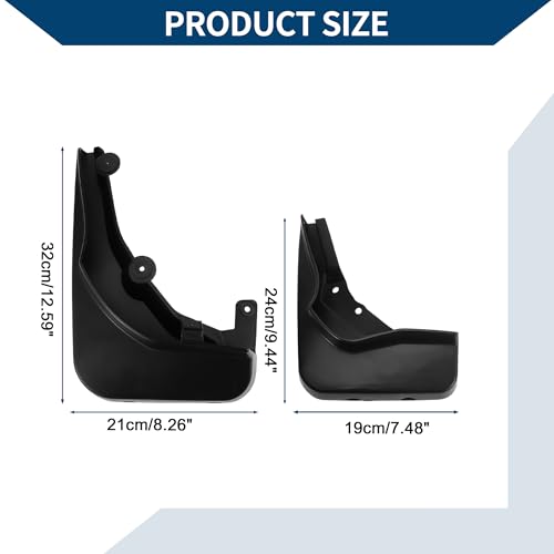 Image of Mud Flaps Splash Guards W /Mount Accessories for Mercedes-Benz E Class Sport 2014-2015 Front and Rear Mud Guards 1 Set