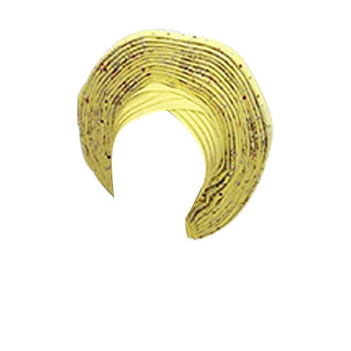 African Auto Gele Head Tie Frenzy Fashion Nigerian HeadWrap Bufanda Mujeres Boda Ropa de Pelo - Amarillo