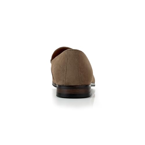 Image of Ferro Aldo Men's Dress Loafer Collection | Modern & Classic Slip-On Styles | Available in Suede, Woven, and Wholecut