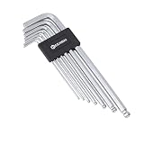DeeAWai Innensechskant Satz 7 tlg | DIY Innensechskantschlüssel 1.5mm-6mm CRV Winkelschlüssel Set für Reparatur von mechanischer Geräte Fahrräder, Flachkopf & Rundkopf