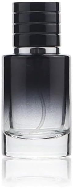 2x Parfümzerstäuber Aus Glas, 30 Ml, Schwarz – Nachfüllbare Mini-Sprühflaschen Für Reise & Outdoor