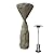 Heavy Duty Dome and Commercial Standing Patio Heater Cover, Water Resistant and UV Fit Outdoor 36" Dome Diameter, 19" Base Diameter x 32"H, Full Height 93"H