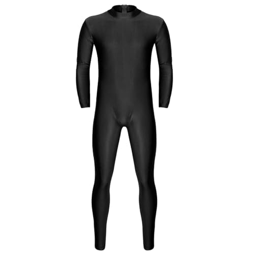 Overall para baile masculino con cremallera trasera tejido elástico suave