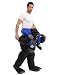 HSCTEK Inflatable Gorilla Costume Adult Men Women, Blow up Ride on Animal Cosplay Teen, Riding Halloween Rider Clothes Plus