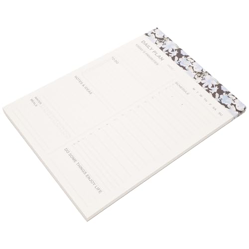 QUMIIRITY Magnetischer Zeitoptimierung Kühlschrank für mit Einkaufsliste Notizblock aus Papier zur und Praktischen Organisation im Klassenzimmer oder Büro