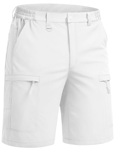 TACVASEN Men's Hiking Cargo Shorts Quick Dry Lightweight for Outdoor Golf Fishing Tactical Casual with Multi Pockets