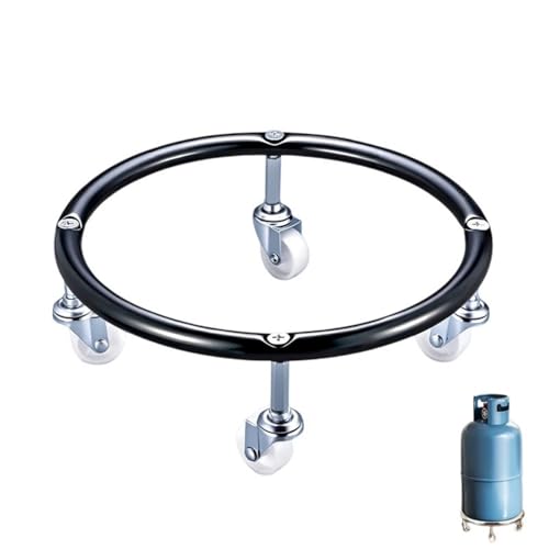 Base universelle pour réservoirs ménagers et chariot de transport en inox contre l'humidité