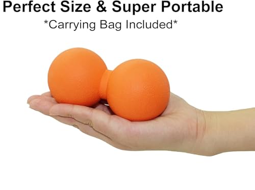 Image of Bodylastics Peanut Massage Ball For Total Body Deep Tissue Massage, Physiotherapy, Trigger Point Therapy, Muscle Knots, Myofascial Release