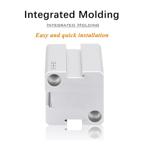 Cylindre pneumatique compact SDA double effet pour guidage de piston - 4
