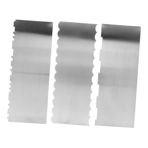 FELTECHELECTR 3pezzi Raschietti per Inossidabile Utensili Decorazione Spatole per Finitura per Design Professionali