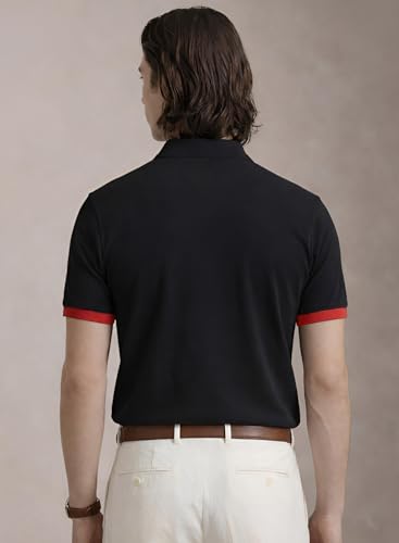 Image of ADRO Multicolour Polo T Shirt | 100% Cotton Mens Polo Tshirt | Regular Fit Half Sleeve Cut & Sew Polo T-Shirt for Men