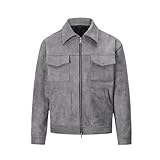 Photo Gallery bollrllr uomini oversize casual giacche high street tasche cappotto risvolto cerniera trench spesso, grigio, 3xl Photo Gallery bollrllr uomini oversize casual giacche high street tasche cappotto risvolto cerniera trench spesso, grigio, 3xl