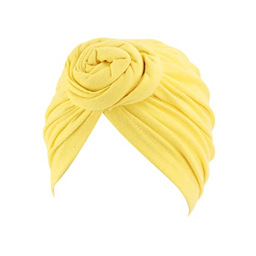 Nidddiv Banco de natación para mujer, pañuelo para la cabeza, sombrero, gorro para el pelo, bufanda turbante turbante sombreros sombreros sombrero tenis traje de mujer, amarillo, Talla única