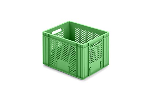 aidB Obst- & Gemüsekasten 400x300x272 mm robuster Obstkasten stapelbarer Gemüsekasten