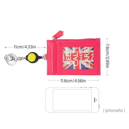 Badge Holder Credit Card Cover Business Card Wallet Creative Money Pocket Case Pouch(Light blue)3