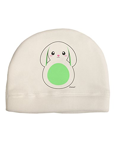 TOOLOUD Cute Bunny with Floppy Ears - Green Child Fleece Beanie Cap Hat