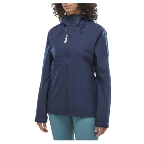 MILLET - Fitz Roy GTX JKT M - Veste Hardshell Femme - Membrane Gore-Tex Imperméable - Approche, Randonnée, Trekking, Lifestyle, Bleu Marine, S