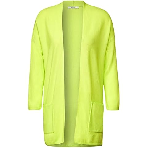 Cecil Long Cardigan in Limelight Yellow Cover