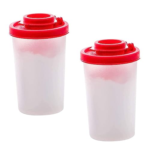 COLLBATH Seasoning Bottles 2 Pack Mini Pepper Cellar Outdoor Pepper Shakers for Easy Storage