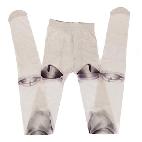 Women Novelty Pantyhose Gothic Anime Jointed for Doll 3D Print Tig, 150-170cm