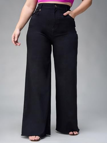 Image of Miss Chase A+ Women's Bootcut High Rise Stretchable Denim Jeans