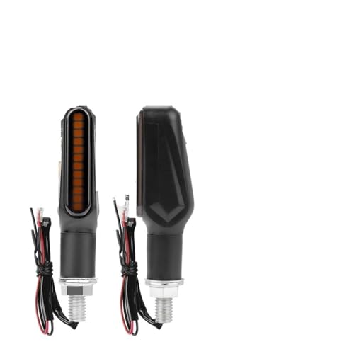 Clignotant clignotant de moto ambre 12V 8mm feu arrière défilement pour Bobber
