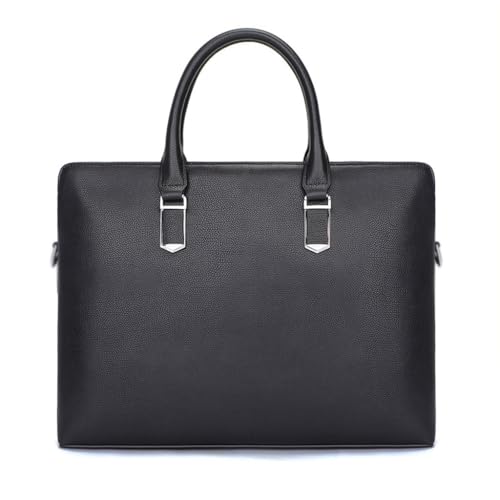 JSEIAJB Men's Briefcase Wholesale Genuine Leather Business Bag Handbag Temperament Large Capacity Men's Bag