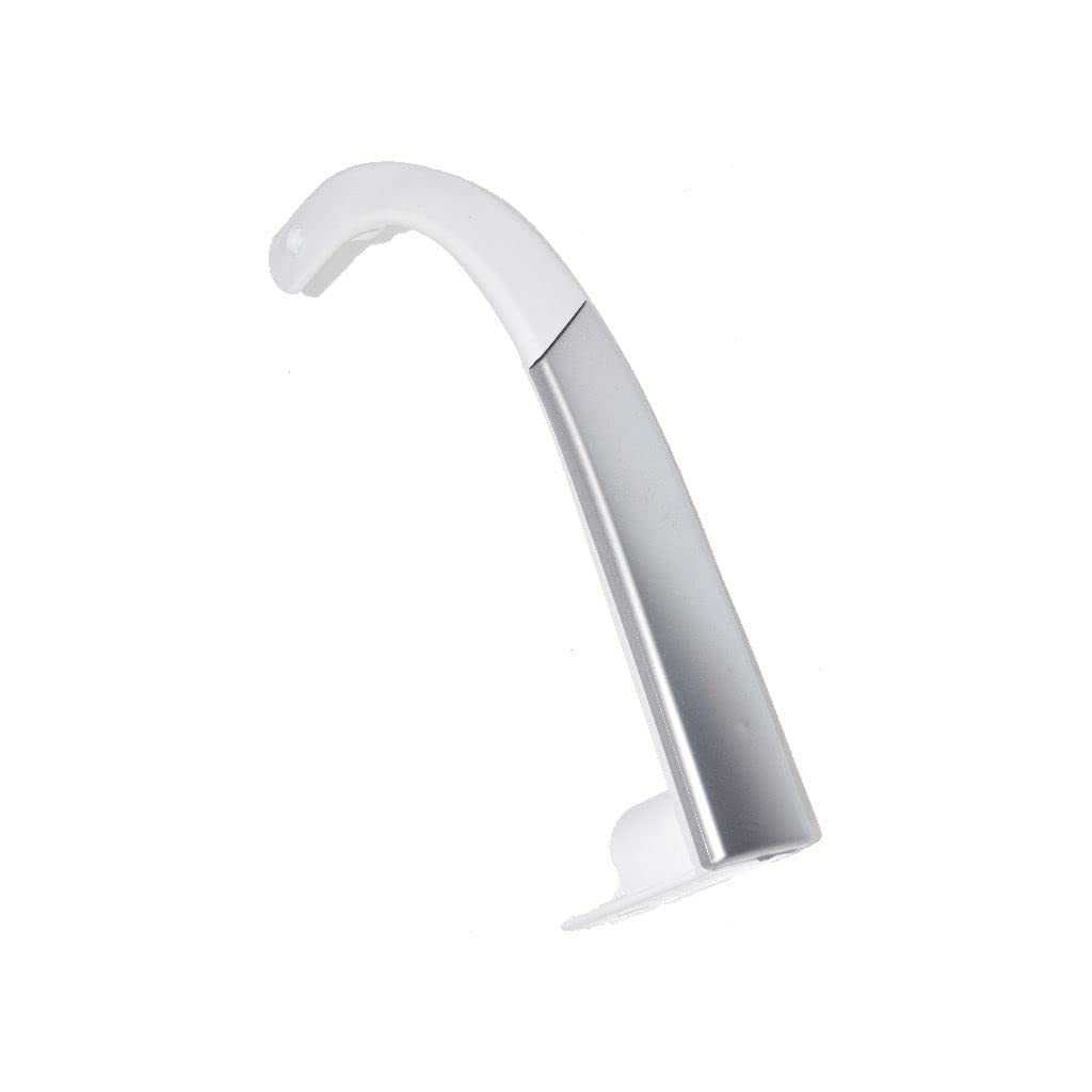 Ufixt White,Silver Fits Beko Fridge Freezer Upper Top Door Handle White Silver