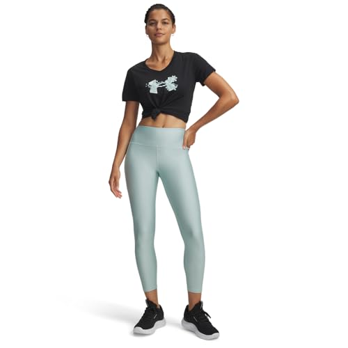 Image of Under Armour Women's HeatGear Armour High Waisted Ankle No-Slip Leggings