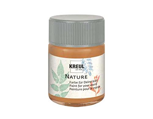 Kreul 49430 - Argile naturelle en pot de 50 ml, peinture à base d'eau, fabriquée à partir de matières premières durables et naturelles, crémeuse, à séchage rapide